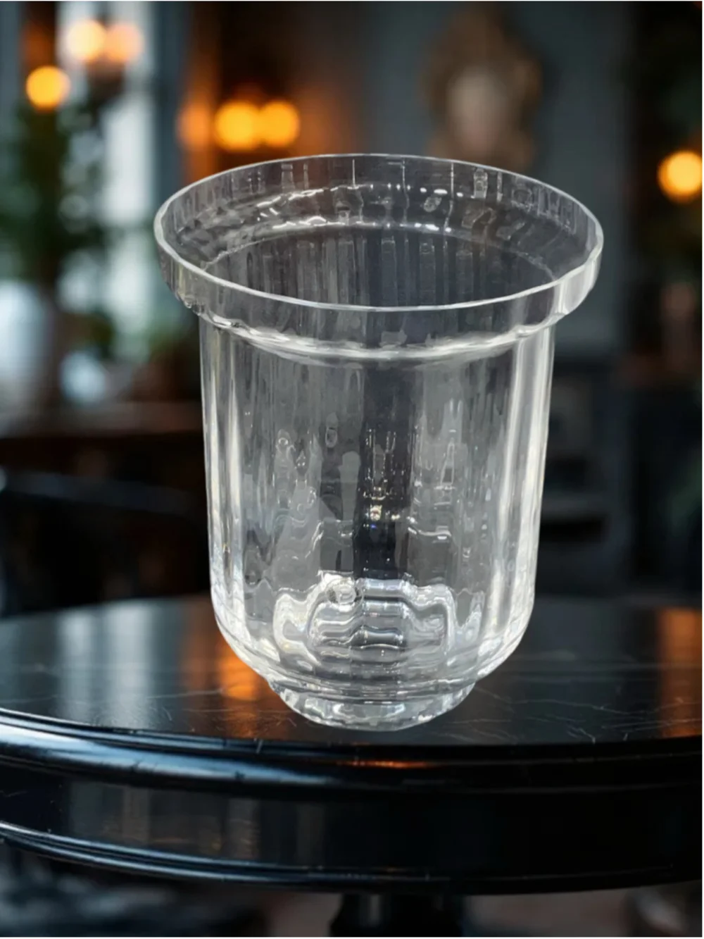 Vintage Dartington England 24% Lead Crystal Wine Cooler Ice Bucket Chiller Bar